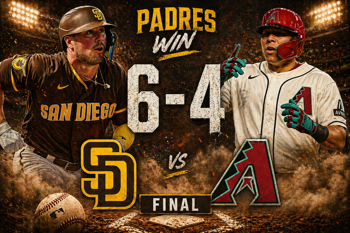 Padres win: final score 6-4