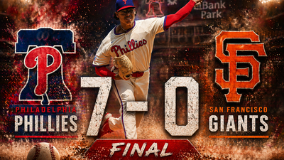 Phillies aplastan 7-0 a Giants con dominio total de Luzardo en Philadelphia