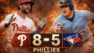 Phillies derrotan 8-5 a Blue Jays en Clearwater en un duelo de batazos