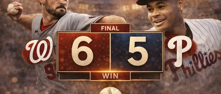 Phillies 6-5 Nationals (10 innings): victoria dramática en Citizens Bank Park