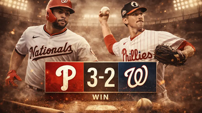 Phillies 3-2 Nationals: debut estelar de Andrew Painter y victoria dramática en Philadelphia