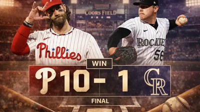Phillies aplastan 10-1 a Rockies con dominio total en Coors Field