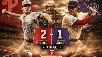 Phillies derrotan 2-1 a Rockies con dominio de pitcheo en Denver