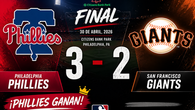 Phillies derrotan 3-2 a Giants en Citizens Bank Park con juego definido por detalles