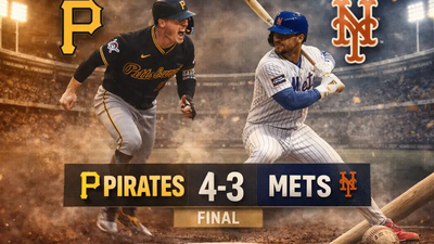 Pirates vencen 4-3 a Mets en 10 innings: drama total en Citi Field