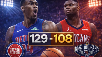 Detroit Pistons dominan a New Orleans Pelicans con una actuación arrolladora