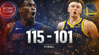 Pistons vencen 115-101 a Warriors: Duren domina y Golden State se hunde en pérdidas