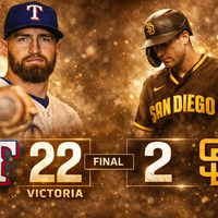 Texas Rangers aplastan 22-2 a Padres en festival ofensivo en Arizona