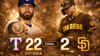 Texas Rangers aplastan 22-2 a Padres en festival ofensivo en Arizona