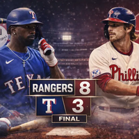 Texas Rangers derrotan a Philadelphia Phillies 8-3 con dominio total y brillante debut de MacKenzie Gore