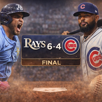 Rays derrotan 6-4 a Cubs con ofensiva oportuna en Tropicana Field