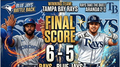 ¡Final de Infarto! Los Rays dejan en el terreno a los Blue Jays en Port Charlotte