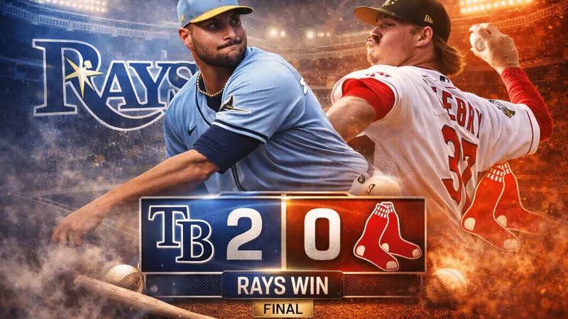 Muralla en Port Charlotte: McClanahan y los Rays Blanquean a los Red Sox