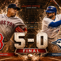 Red Sox blanquean 5-0 a Blue Jays en Toronto con dominio total de Suárez
