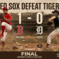 Red Sox vencen a Tigers 1-0 en Fenway Park: Épico duelo de pitcheo en 10 entradas