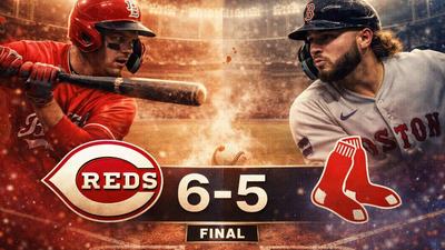 Cincinnati Reds vencen a Boston Red Sox con walk-off en 11 entradas (6-5)