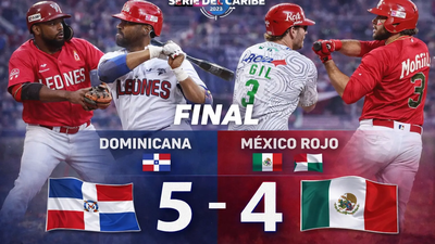 Dominicana vence 5-4 a México Rojo en un dramático debut de la Serie del Caribe 2026