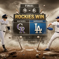 Rockies de Colorado sorprenden a los Dodgers en Coors Field (9-6)