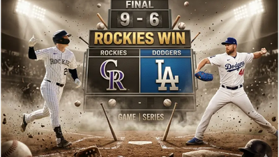 Rockies de Colorado sorprenden a los Dodgers en Coors Field (9-6)