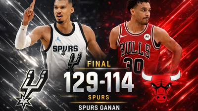 Spurs imponen su ley: Wembanyama lidera victoria 129-114 ante Bulls