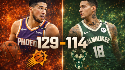 Phoenix Suns aplastan a los Bucks 129-114 con una lluvia de triples en Milwaukee