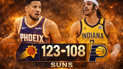 Suns vencen 123-108 a Pacers en Indianápolis con Recital Ofensivo de Booker y Green