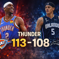 Thunder derrotan al Magic 113-108 con exhibición de Shai Gilgeous-Alexander