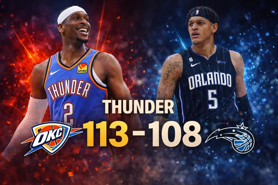 Thunder vs Magic 17-3-26