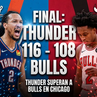 Thunder derrota a Bulls en Chicago con un esfuerzo colectivo