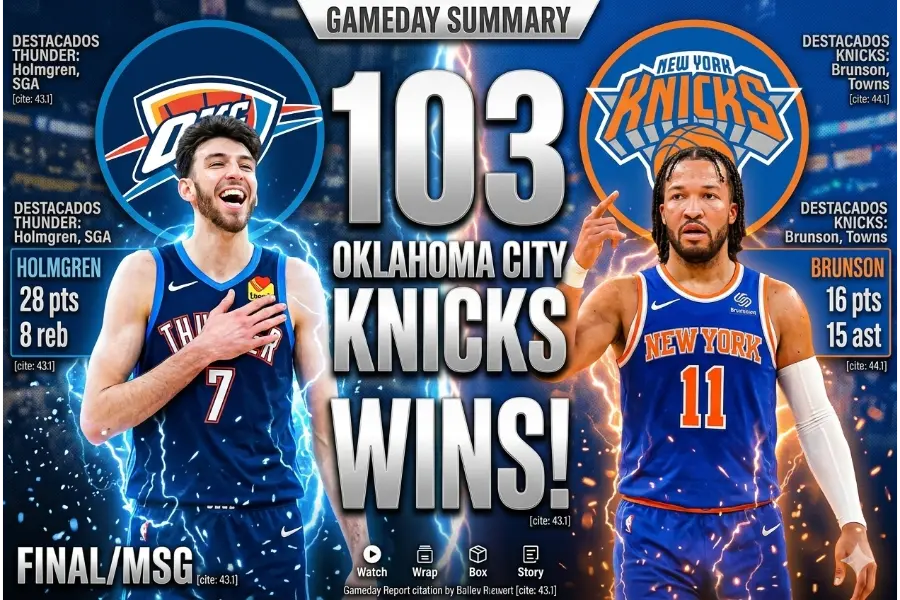 Thunders vs Knicks 4-3-26