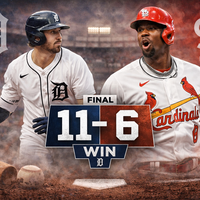 Tigers derrotan 11-6 a Cardinals en un festival ofensivo en Detroit