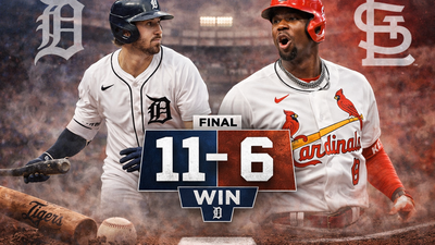 Tigers derrotan 11-6 a Cardinals en un festival ofensivo en Detroit