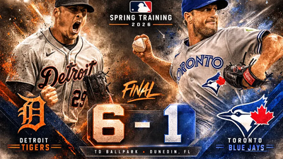 Detroit Tigers derrotan 6-1 a Toronto Blue Jays en TD Ballpark