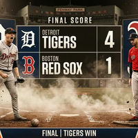 Detroit Tigers imponen su ley en Boston: Derrotan 4-1 a los Red Sox