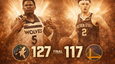 Minnesota Timberwolves derrotan 127-117 a Golden State Warriors en el Chase Center