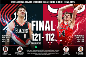 Trail Blazers vs Bulls 26-2-26