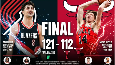 Blazers asaltan Chicago y derrotan a los Bulls
