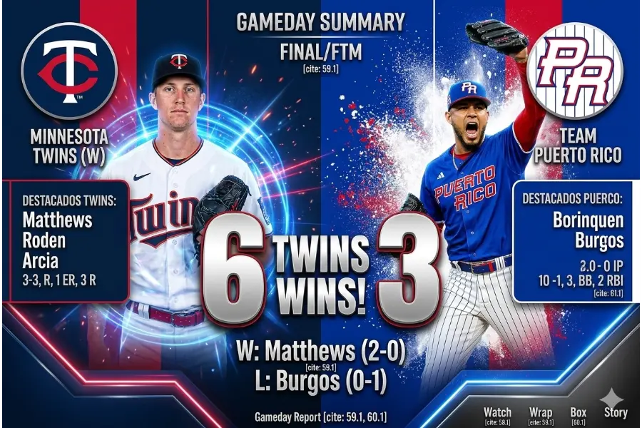 Twins vs Borinquen 4-3-26