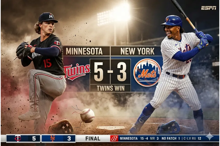 Twins vs Mets 21-4-26