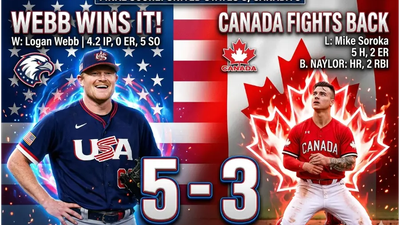 Estados Unidos derrota 5-3 a Canadá y avanza en el Clásico Mundial