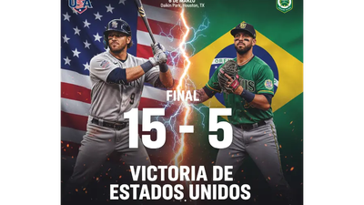 Team USA derrota 15-5 a Brasil con ofensiva explosiva en Houston