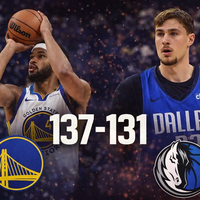 Warriors derrotan 137-131 a Mavericks en un thriller de tiempo extra