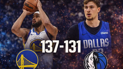 Warriors derrotan 137-131 a Mavericks en un thriller de tiempo extra
