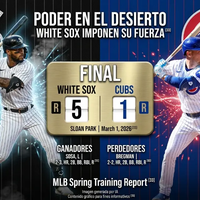 White Sox derrotan a Cubs 5-1 con poder ofensivo en Sloan Park