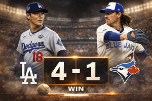 Yamamoto and Gausman face-off under bright lights