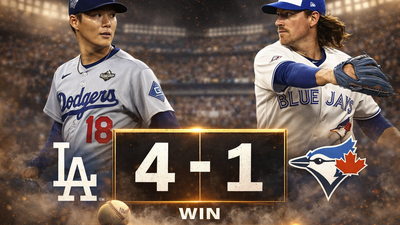 Dodgers derrotan 4-1 a Blue Jays en el Rogers Centre