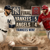Yankees vencen 5-4 a Angels en un duelo vibrante en el Bronx
