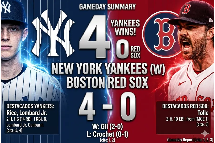 Yankees vs Boston 4-3-26