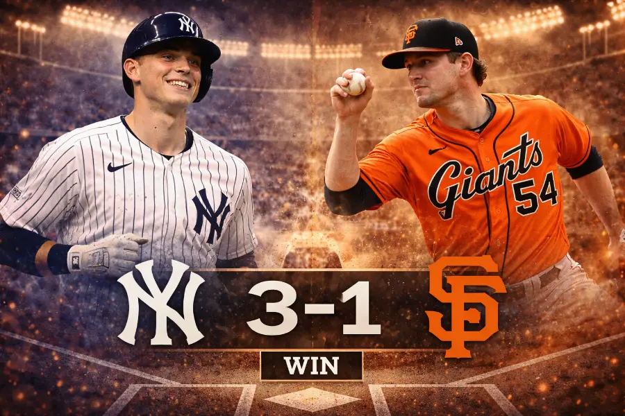 Yankees vs Giants 28-3-26