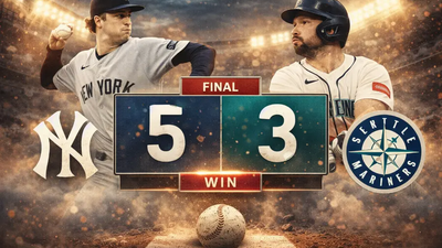 Yankees 5-3 Mariners: victoria épica en Seattle con dominio de Schlittler